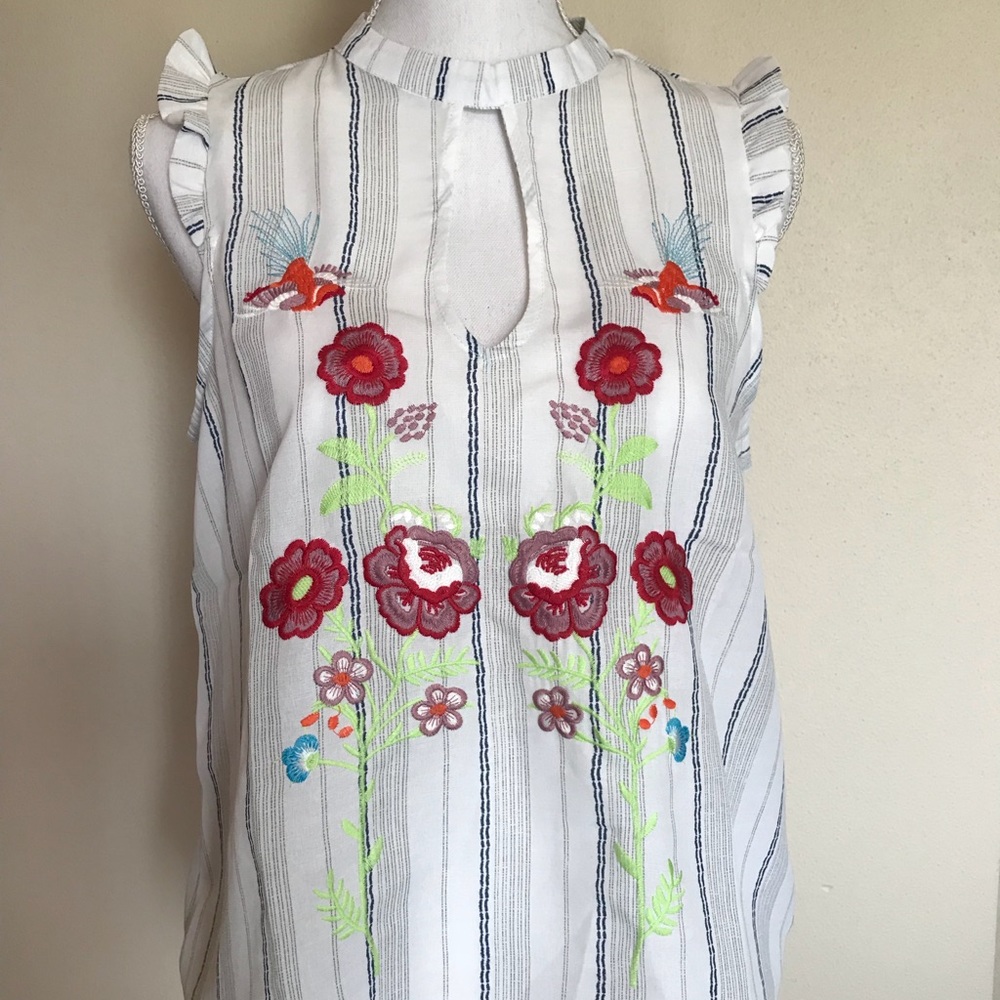 Embroidered Tank